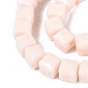 Opaque Glass Beads Strands GLAA-R041-8x8mm-C01-3