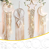 10 Styles Iron Ring for DIY Woven Net/Web with Feather IFIN-SP0001-51-3