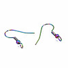 304 Stainless Steel Earring Hooks STAS-N098-008-3