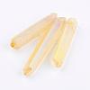 Electroplated Natural Quartz Crystal Graduated Beads Strands G-P315-A-3