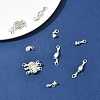 12Sets Brass Magnetic Clasps Converter KK-FS0001-95S-8