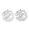 201 Stainless Steel Pendants STAS-I364-14P-1