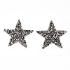 Star Glitter Hotfix Rhinestone DIY-WH0301-92A-04-2
