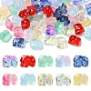 60Pcs 10 Colors Spray Painted Glass Beads GLAA-FS0002-05-3