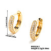 Luxury Fashionable Brass Hoop Earrings YV3496-2-2