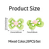20Pcs Opaque Resin Cabochons CRES-TA0001-58-3