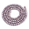 Electroplate Glass Beads Strands LS-EGLA-A044-P4mm-B13-3