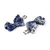 Natural Blue Spot Jasper Pendants G-T144-11K-2