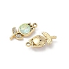 Alloy K5 Glass Pendants FIND-L024-18G-2