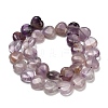 Natural Banded Amethyst Beads Strands GG-D001-B02-5