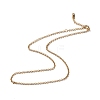 Ion Plating(IP) 304 Stainless Steel Rolo Chain Necklace for Men Women NJEW-K245-022B-1