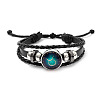 Imitation Leather Triple Layer Multi-strand Bracelets FS-WGC42D3-04-1