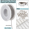 10M 304 Stainless Steel Ball Chains CHS-SC0001-04A-2