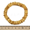 Natural Amber Beaded Stretch Bracelets for Men Women BJEW-L710-01B-5