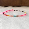Bohemian Adjustable Glass Seed Beaded Bracelets for Women YP9037-2-3