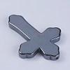 Electroplate Non-Magnetic Synthetic Hematite Beads LS-G-F553-02-2