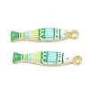 Printed Brass Pendants KK-CBA42CA-03G-01-1
