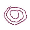 Faceted Glass Beads Strands G-F619-09D-2mm-2