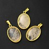 Natural Quartz Crystal Pendants G-H286-07G-04-1