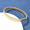 304 Stainless Steel Bangles for Women AJEW-P127-04G-3