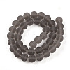Transparent Glass Beads Strands GLAA-T032-T10mm-MD02-2
