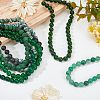 8 Strands 8 Style Frosted Natural Mixed Gemstone Round Beads Strands G-OC0002-06-5
