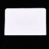 Rectangle Paper Hair Clip Display Cards CDIS-T004-13-3