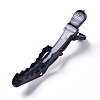 Plastic Alligator Hair Clips OHAR-WH0016-09E-2