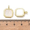 Alloy Acrylic Pendants AL-CBA4262-03G-03-3