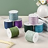 8 Rolls 8 Colors Nylon Braided Cord NWIR-YW0001-13-4