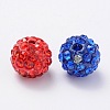 Polymer Clay Rhinestone Beads RB-H258-HD12mm-M-2