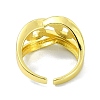 Brass Open Cuff Ring RJEW-B051-13G-3