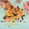 1200Pcs 5 Colors Opaque Acrylic Beads MACR-SZ0001-88-3