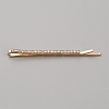 Zinc Alloy Rhinestone Hair Bobby Pins PHAR-WH0018-02B-KCG-1