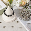 100Pcs 10 Styles Alloy European Beads FIND-SP0003-96-7