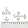 Alloy Rhinestone Cross Big Pendants LS-ALRI-1475-S-RS-3
