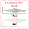 Seed Bead Cloth Hotfit Rhinestone DIY-WH0666-002B-2