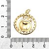 Brass Enamel Pendants KK-B136-04G-02-3