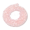 Baking Electroplate Glass Beads Strands X-DGLA-A039-J2MM-B14-2