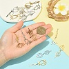8Pcs 8 Styles Ion Plating(IP) 201 Stainless Steel Pendants STAS-YW0011-21-5