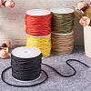  Jewelry 5 Rolls 5 Colors Braided Nylon Thread NWIR-PJ0001-01-5