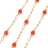 Brass Round Link Chains KK-D368-01G-B-1