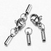 Tarnish Resistant 304 Stainless Steel Lobster Claw Clasps LS-STAS-G075-07A-1
