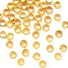 Brass Crimp Beads KK-S509-01G-06-1