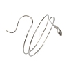 Alloy Upper Arm Open Cuff Bangles for Women LS-BJEW-U037-01A-P-2