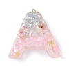 Resin Pendants RESI-B029-01P-A-1