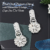 2Pcs Alloy Interlocking Clasps FIND-FH0009-63B-4