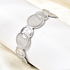 304 Stainless Steel Cuff Bangles for Women BJEW-T030-01P-3
