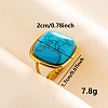 Adjustable 304 Stainless Steel Cuff Open Rings for Women TI2692-5-2