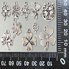 100Pcs 10 Styles Tibetan Style Alloy Pendants TIBEP-CJ0001-51-9